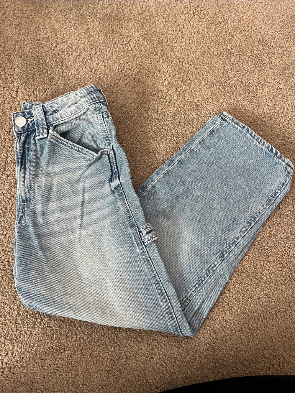 H&M Light Blue carpenter Straight Jeans